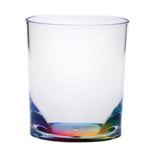 Load image into Gallery viewer, Halo - Oval Acrylic Glasses Drinking (Set of 4) Dof, Bpa Free Plastic Tumblers (12Oz) - Clear
