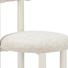 Load image into Gallery viewer, Aluminum Open Back Dining Side Chair - Beige / White

