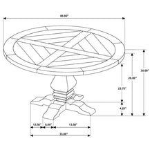 Load image into Gallery viewer, Round Dining Table Set With Upholstered Chairs
