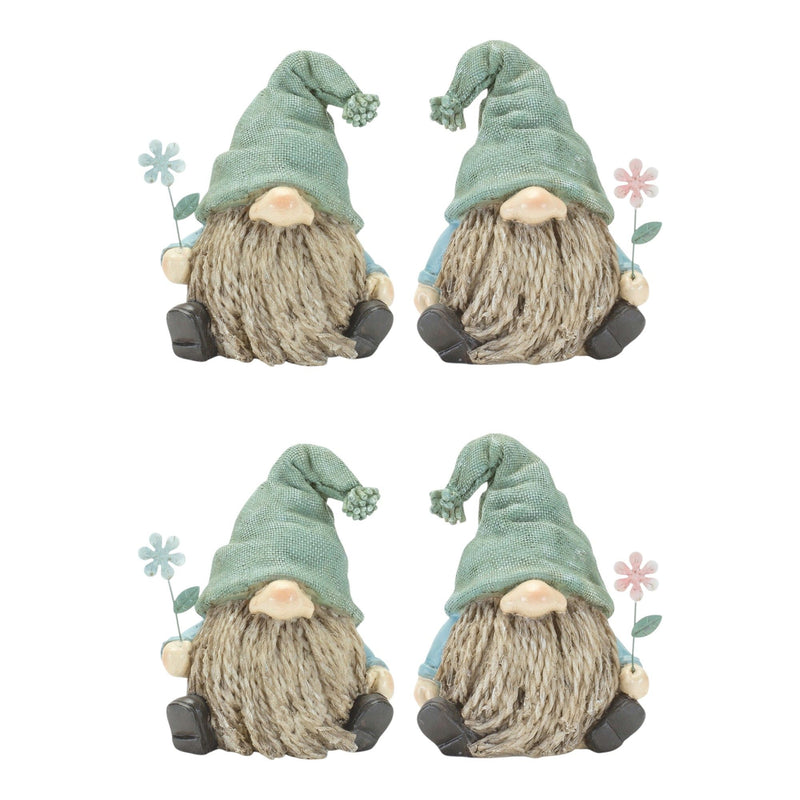 Poly Gnomes (Set of 4) - Brown / Green
