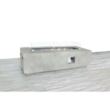 Load image into Gallery viewer, Rectangular Propane Fire Pit Table With Fiber Reinforcement And Adjustable Flame Control - Gray
