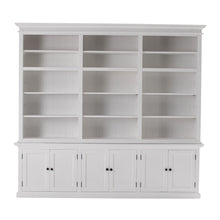 Load image into Gallery viewer, Solid Wood Frame Dining Hutch With Multiple Shelves And Three Drawers - White
