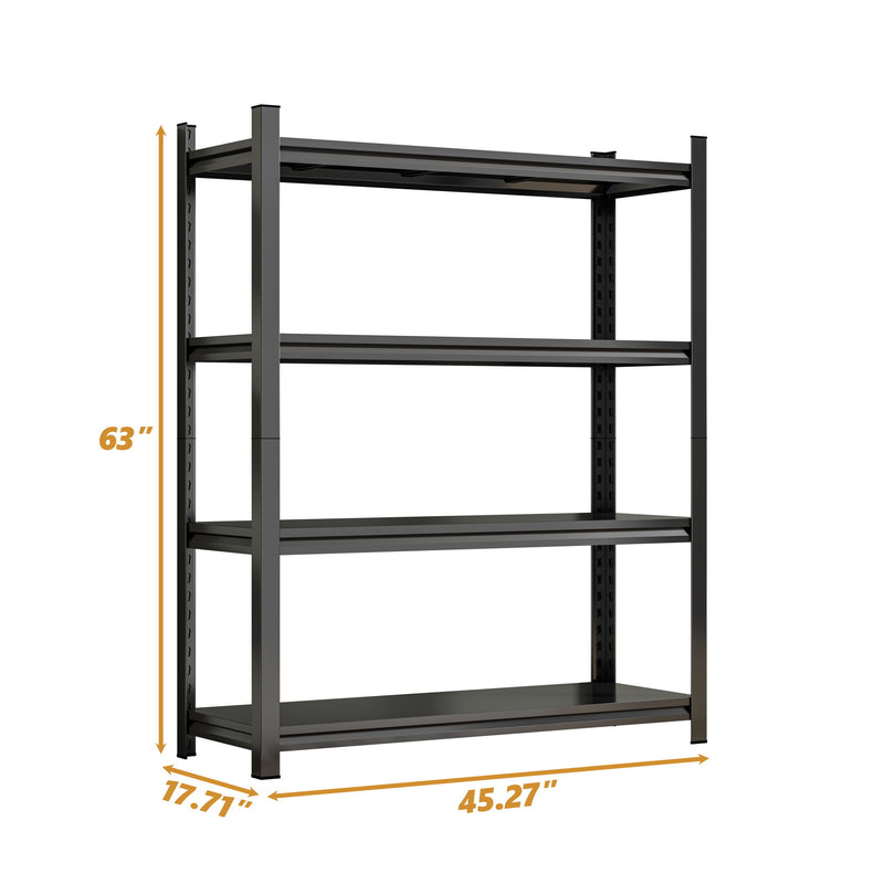 Tall Storage Shelf, Adjustable Height Storage Rack