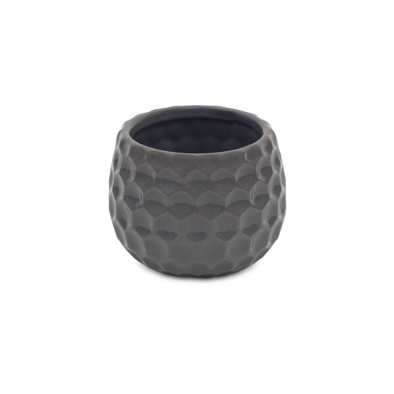 Round Pot Planter (487400) - Gray