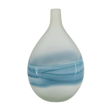 Load image into Gallery viewer, Swirl Art Table Vase - White / White
