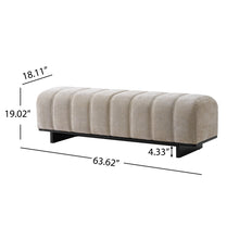 Load image into Gallery viewer, Indoor Dining Bench For Dining Room - Oatmeal
