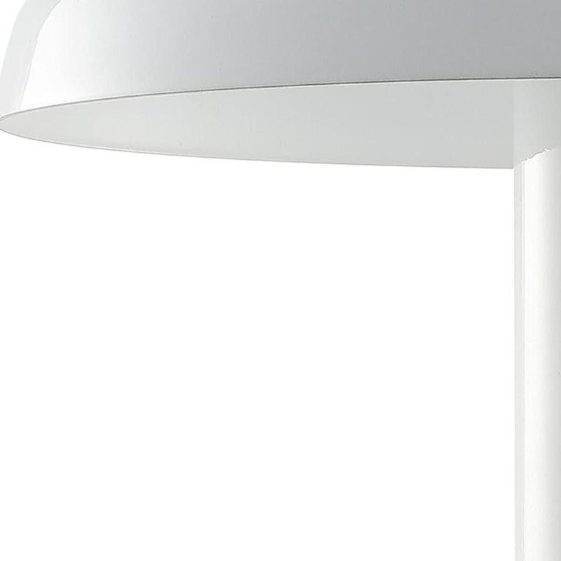 Novelty USB Table Lamp LED With Globe Shade - White