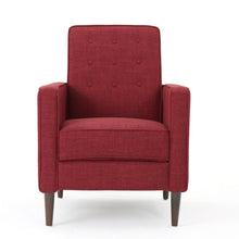 Load image into Gallery viewer, Mid-Century Modern Recliner With Button Tufted Waffle Stitch
