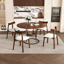 Load image into Gallery viewer, Round Extendable Dining Table Set With Chairs

