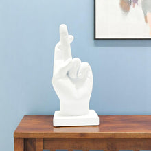 Load image into Gallery viewer, Hand Tabletop Sculpture (568382) - White
