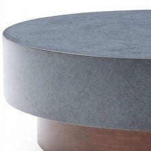 Load image into Gallery viewer, Steel Round Coffee Table - Antique Copper And Gray
