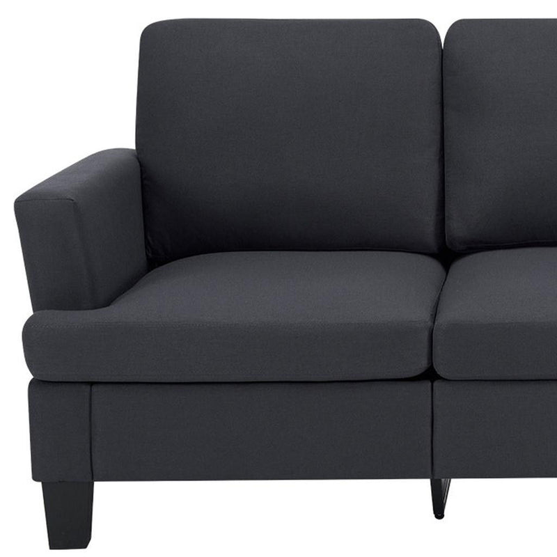 Linen Sofa - Dark Gray