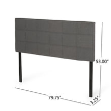 Load image into Gallery viewer, King / California King Sized Headboard - Charcoal Gray
