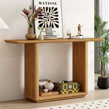 Load image into Gallery viewer, Console Table With Curved Corners And U Base Design
