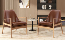 Load image into Gallery viewer, Mid-Century Modern Accent Armchair With High Back
