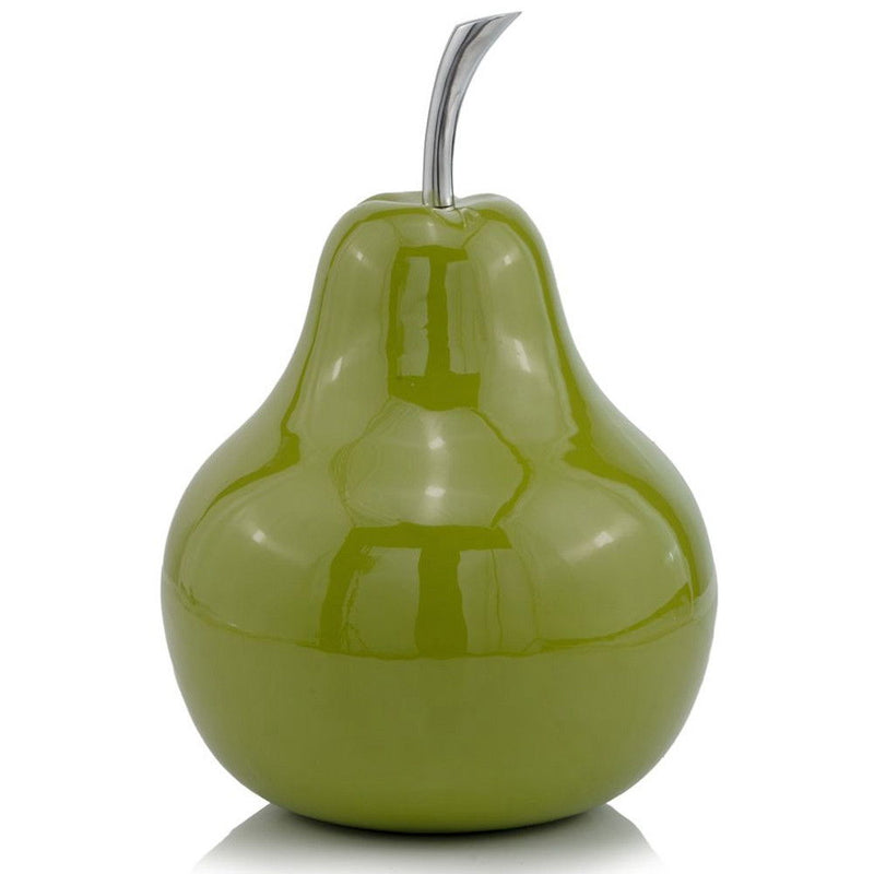 Decorative Pear Tabletop Sculpture (354657) - Green