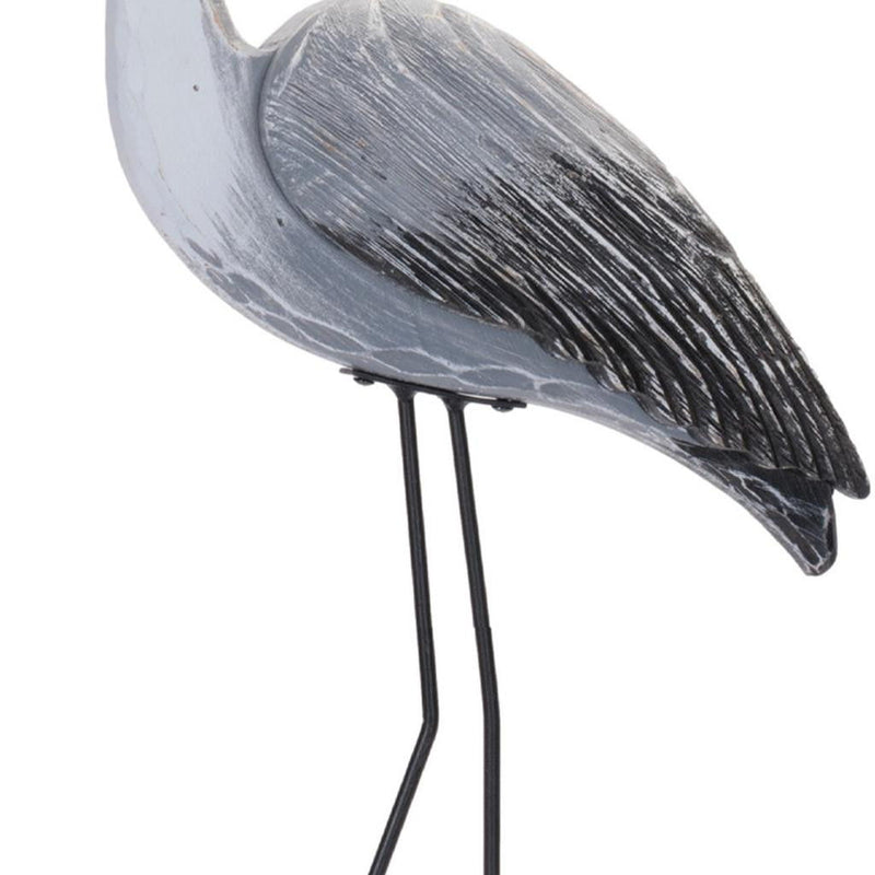 Bird Figurine - Black / White