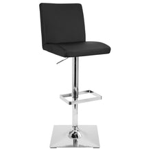 Load image into Gallery viewer, Captain - Contemporary Adjustable Barstool With Swivel - Black
