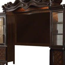Load image into Gallery viewer, Solid Wood Cabinet Enclosed Storage Entertainment Center - Dark Brown
