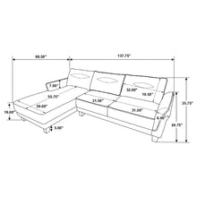 Load image into Gallery viewer, Verona - Loose Back Sectional Sofa - Gray

