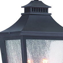 Load image into Gallery viewer, Two Light Pocket Lantern Wall Light - Matte Black

