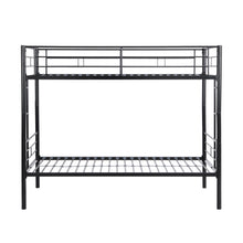 Load image into Gallery viewer, METAL BUNK BED BLACK
