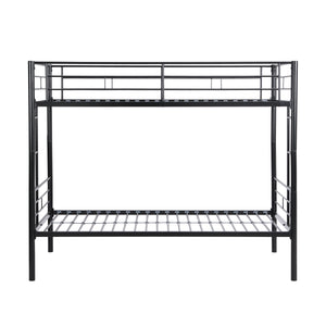 METAL BUNK BED BLACK