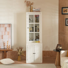 Load image into Gallery viewer, Retro Style Hutch Cabinet With Glass Door, China Cabinet For Home
