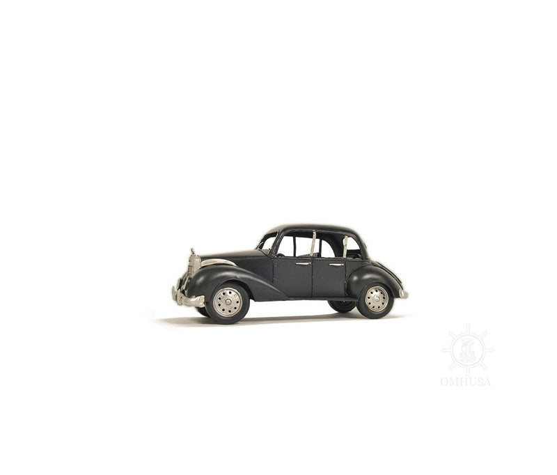Hand Painted Model Car Tabletop Sculpture (401163) - Gray