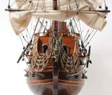 Load image into Gallery viewer, Hand Painted Solei Royal Medium Model Boat - Brown
