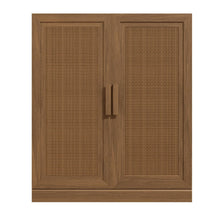 Load image into Gallery viewer, 31" Wood Accent Cabinet With Two Doors - Brown
