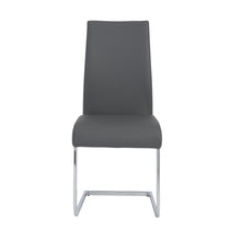 Load image into Gallery viewer, Upholstered Leather Dining Side Chairs (Set of 4) - Gray
