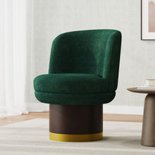 Load image into Gallery viewer, Round Swivel Accent Chair With Ergonomic Backrest For Living Room
