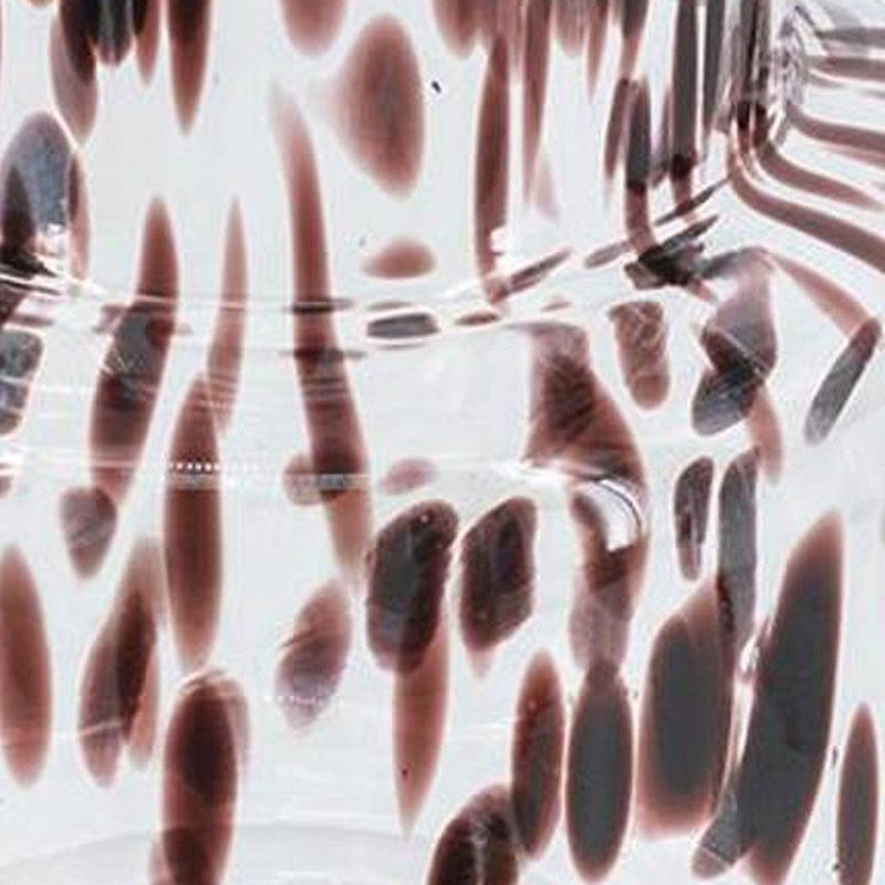 Abstract Cylinder Table Vase (574427) - Amber / Clear