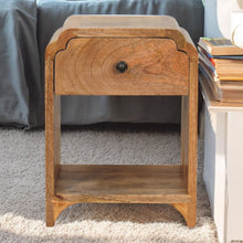 Load image into Gallery viewer, Newton - Nightstand With A Drawer And Open Shelf
