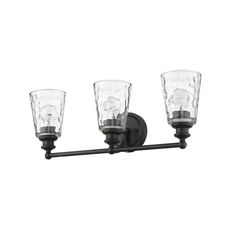 Mae 3-Light Oil-Rubbed Vanity - Bronze