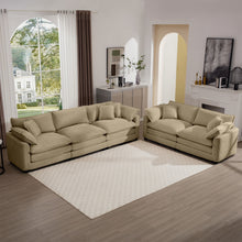 Load image into Gallery viewer, Elegant Oversized Sectional Sofa Set With Deep Seats And Flexible Layout
