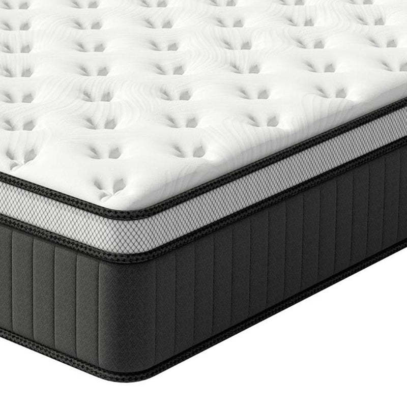 Memory Foam Medium Euro Top Hybrid Mattress - Queen