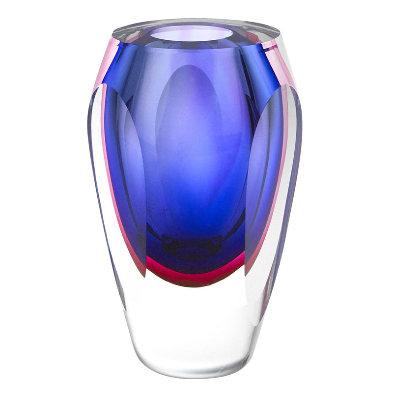 Table Vase - Clear / Purple