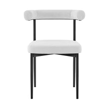 Load image into Gallery viewer, Upholstered Polyester Open Back Dining Room Side Chairs (Set of 2) - Gray
