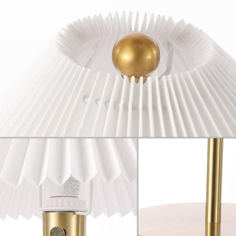 Table Lamp With Empire Shade - Brass