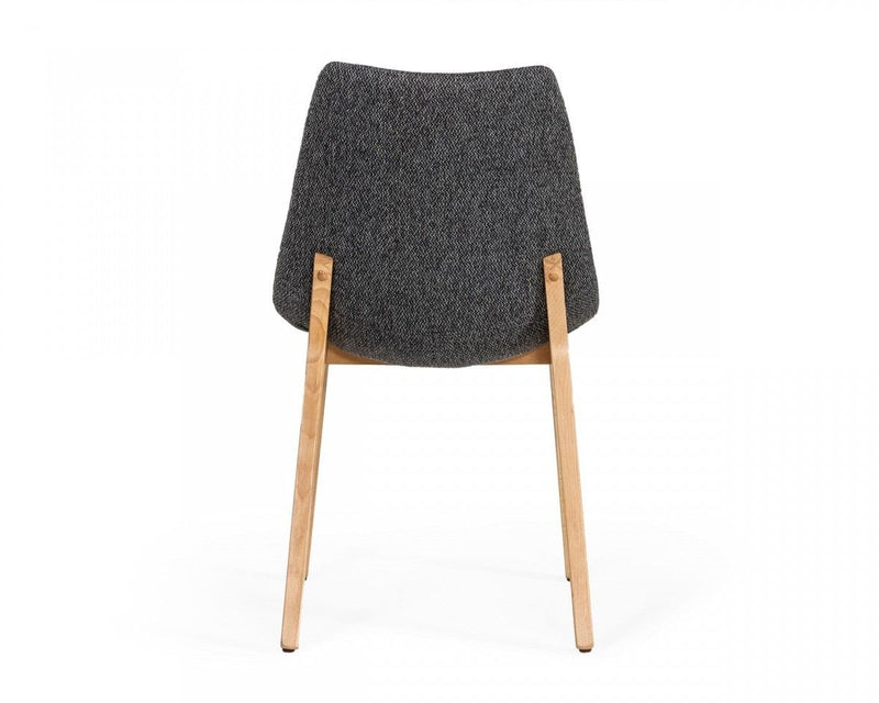 Fabric Dining Chairs (Set of 2) - Dark Gray