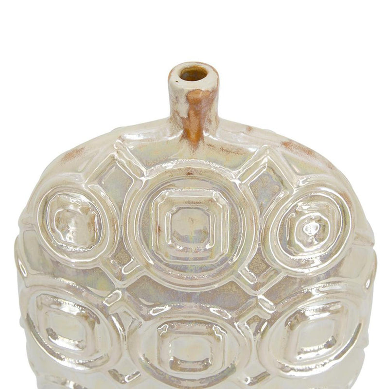 Geometric Bud Table Vase (574262) - Cream