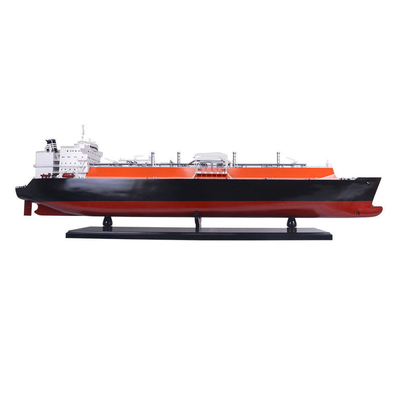 Hand Painted Model Boat (624229) - Light Brown / Black