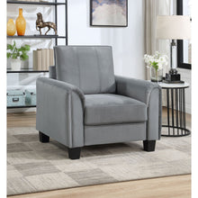 Load image into Gallery viewer, Dixon - Upholstered Rolled Arm Accent Chair - Gray
