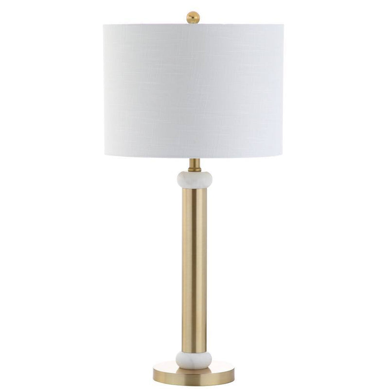 27" Novelty Table Lamp With Drum Shade - Gold
