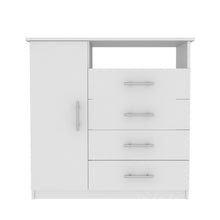 Load image into Gallery viewer, 4 Drawer Combo Dresser - White
