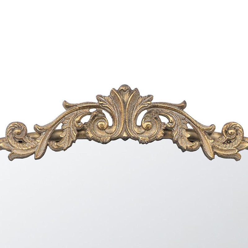 36" Arch Framed Accent Mirror - Gold
