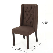 Load image into Gallery viewer, Sophisticated Tufted Dining Chair With High Back Design
