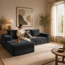 Load image into Gallery viewer, Modern L-Shaped Sectional Sofa With Left Facing Chaise
